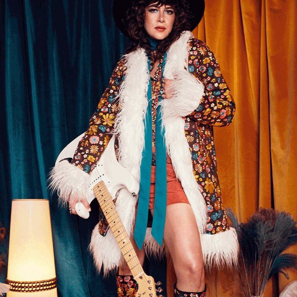 The Hippie Shake Embroidered Penny Lane Coat